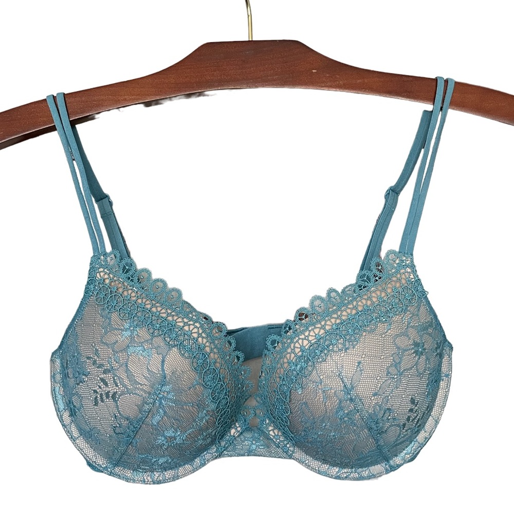 Victoria’s Secret Very Sexy Push Up Teal Padded Bra EDC Size 32D